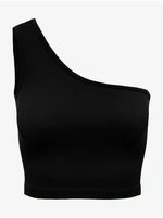 Black Womens Crop Top Top ONLY Gven - Women