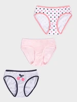 Yoclub Kids's Cotton Girls' Briefs Underwear 3-Pack BMD-0033G-AA30-002