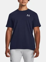 Under Armour T-Shirt UA M LOGO EMB HEAVYWEIGHT SS-BLU - Men