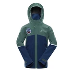 Kids jacket with ptx membrane ALPINE PRO GORO myrtle