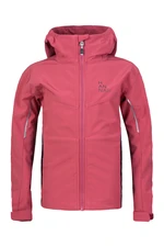 Girls' softshell jacket Hannah CAPRA JR baroque rose/india ink