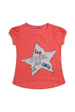 T-shirt with orange star