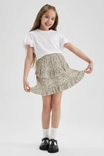 DEFACTO Girl Patterned Skirt