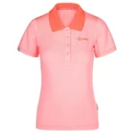 Women's polo shirt KILPI COLLAR-W light pink