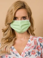 Light green cotton protective mask