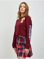 Red Womens Cropped Sweatshirt Tommy Jeans - Women