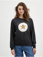 Black Women's Sweatshirt Converse - Women