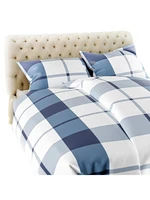 Edoti Checked flannel bedding A774