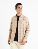 Celio Plaid Flannel Shirt Canewto - Men