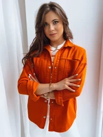 Women's shirt jacket CALIFORNICATION orange Dstreet