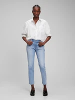 GAP Jeans mid rise girlfriend Washwell - Women