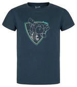 Boys' cotton T-shirt ALBION-JB DARK BLUE