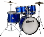 DDRUM D1 Jr 5-Piece Complete Drum Kit Albastru cobalt Set de tobe pentru copii