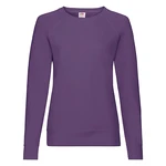 Purple sweatshirt classic light Fruit of the Loom