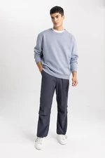 DEFACTO Relax Fit Trousers with Pockets and Elastic Waistband