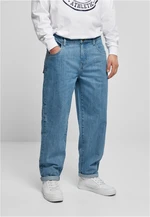 Men's Embroidery Jeans Blue