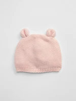 GAP Children's Hat Organic Cotton Brannan Bear Beanie - Girls