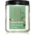 Bath & Body Works Stress Relief Eucalyptus & Spearmint vonná sviečka 198 g