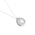 VUCH Silver moon pendant