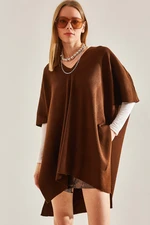 Bianco Lucci Women's Poncho Sweater