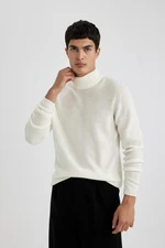 DEFACTO Standard Fit Turtleneck Sweater