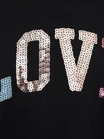 GAP Children's T-shirt with sequins - Girls