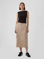 GAP Midi skirt with pockets Utility Cargo - Women's