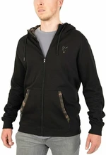 Fox Fishing Sweat à capuche Lightweight Zip Hoody Black/Camo Print S