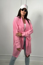 Cape with pockets light pink