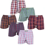 6PACK Men's Boxer Shorts Styx Classic Rubber Multicolored