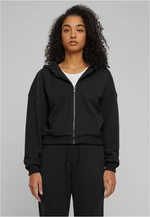 Women's Cozy Short Hoody black sweatshirt