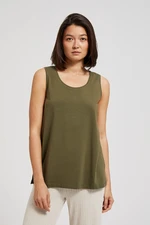 Women's tank top MOODO - olive