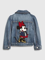 GAP Dětská džínová bunda & Disney - Holky