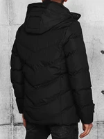 Men's winter quilted jacket black Dstreet