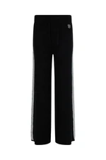 Tommy Hilfiger Sweatpants - TH FLEX WIDE LEG PANT black