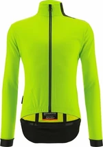 Santini Vega Multi with Hood Jacke Verde Fluo S