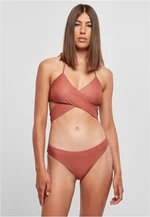 Women's terracotta bikini