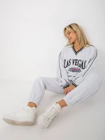 Light Grey Two Piece Oversized Tracksuit