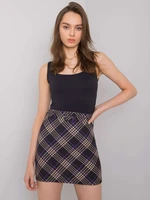 Limeira black-purple mini skirt