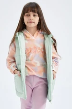 DEFACTO Girls' Hooded Puffer Vest