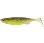 Savage gear gumová nástraha fat minnow t tail bulk green pearl yellow - 10,5 cm 11 g