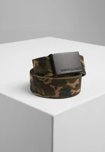 Canvas belts woodcamo/blk