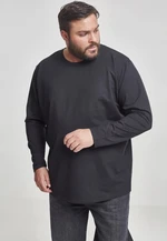 Black Stretch Terry Long Sleeve