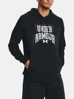 Čierna pánska mikina s kapucňou Under Armour UA Rival Terry Graphic HD