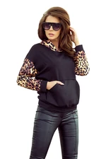 Leopard sleeve sweatshirt Numoco