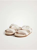 Cream women's slippers Desigual Aries - Women's