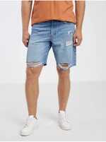 Men's Light Blue Denim Shorts ONLY & SONS Edge - Men