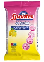 SPONTEX Sprint vlhčené obrúsky 40 ks