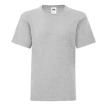 Grey children's t-shirt in combed cotton Fruit of the Loom