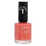 RIMMEL LONDON Super Gél lak na nechty Step1 047 Spiced Coral 12 ml